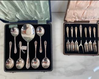 Lot 1120  Vintage Silverplate Serving Utensils