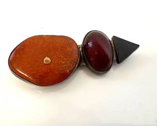 Lot 821  Sterling Silver Artist Signed Brooch Pin