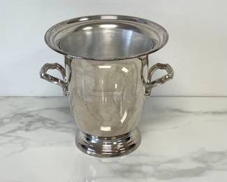 Lot 948  Vintage Silverplate Ice Bucket