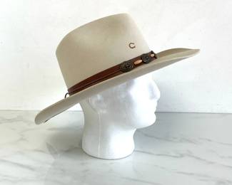 Lot 1145  Charlie 1 Horse Fur Blend Fedora Hat  Size 7 R