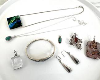 Lot 819  Sterling Silver Jewelry