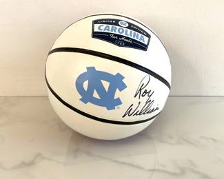 Lot 801  UNC Tarheels Roy Williams Signed Basketball