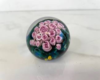 Lot 1219  Shawn Messenger Studio Art Glass Paperweight
