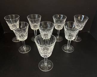 Lot 1137  Waterford Crystal Lismore Wine Glasses