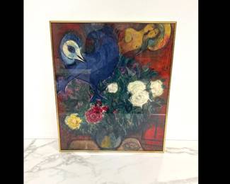 Lot 823  Marc Chagall Morning Mystery Reproduction Art Print