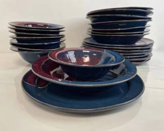 Lot 860  Signed Studio Pottery Tableware