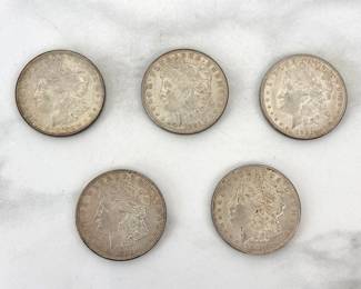 Lot 1062  1921 Morgan Silver Dollar Coins