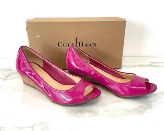 Lot 1151  NEW Cole Haan Air Tallot Wedge 40 Womens Shoes Size 8 12 B