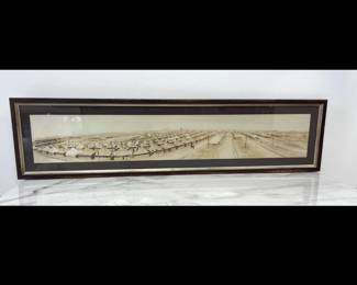 Lot 5114  Antique Camp Seven Camp Shelby Yard Long Panoramic Photograph Military WWI Era