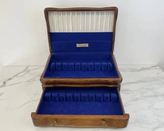 Lot 1118  Vintage Flatware Storage Box