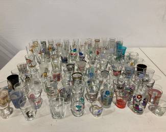 Lot 5143  Vintage Collectible Shot Glasses
