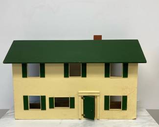 Lot 1211  Vintage Hand Made Doll House