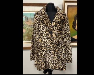 Lot 861  Ivy Jane Faux Fur Coat Ladies Size M