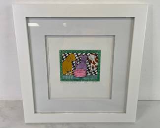 Lot 863  Jan Havens Nashville TN Signed  This Must Be For Us  Dog Art