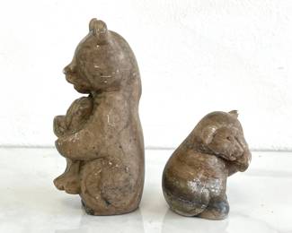 Lot 1149  Vintage Miniature Carved Stone Animal Figurines