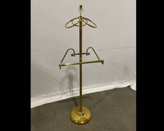 Lot 5043  Vintage Brass Valet Stand