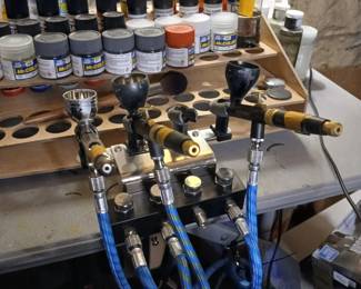 airbrush station for models