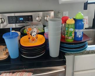dishes and cups