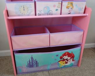 princess storage toy book 