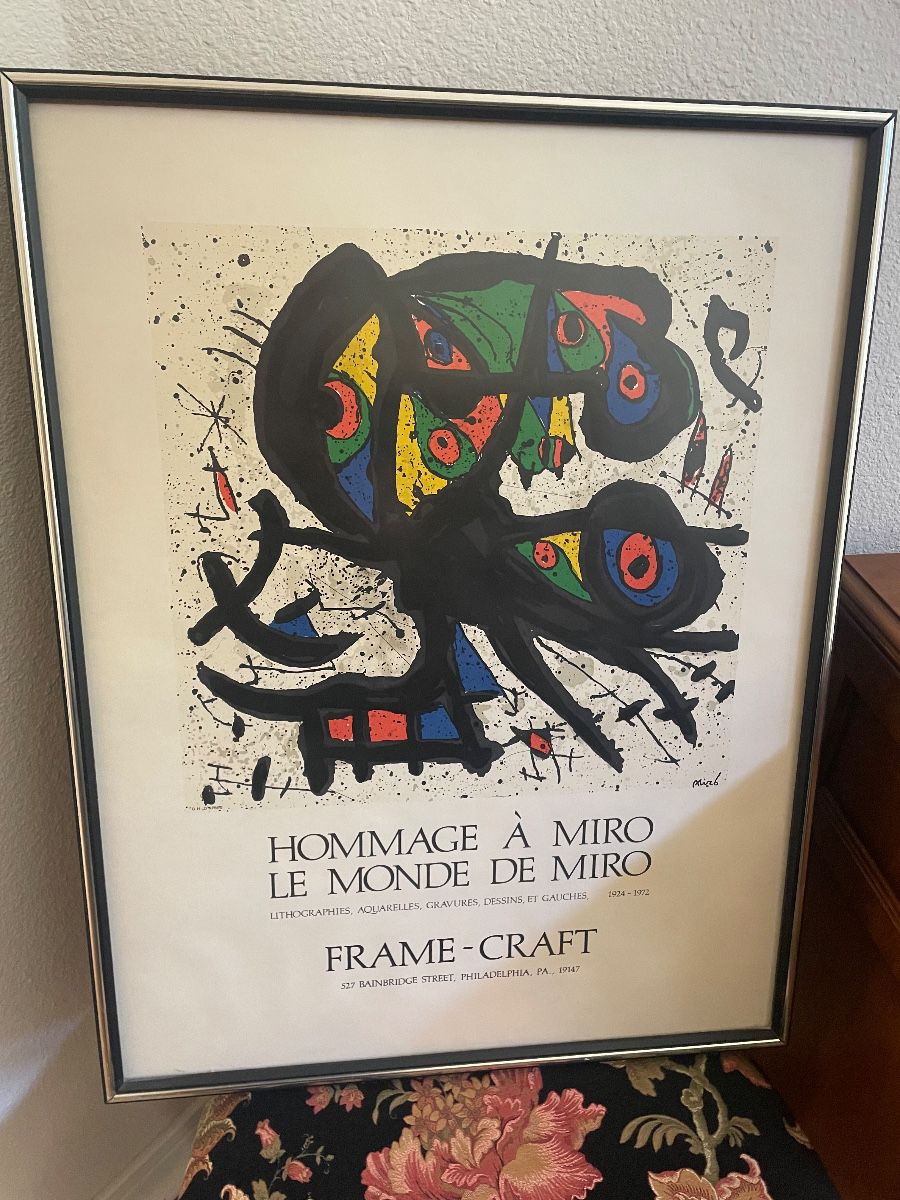 miro framed poster 
