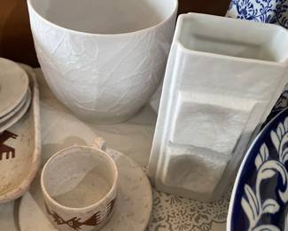 ROSENTHAL WHITE PORCELAIN ITEMS