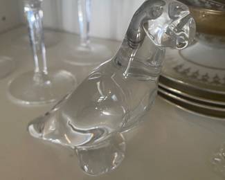 BACARRAT PARROT SIGNED AS IT SHOULD BE