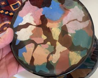 peru pottery small plates