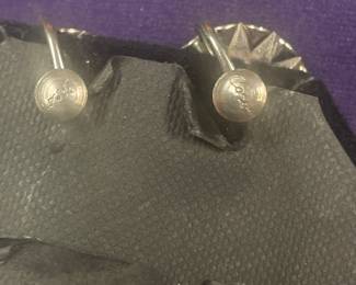 back of vintage coro earrings