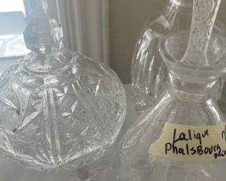 LALIQUE DECANTER MINT