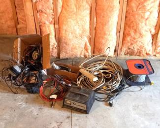 Pile Of Cords And Electronics