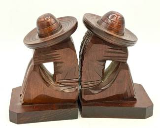 Wooden Book Ends