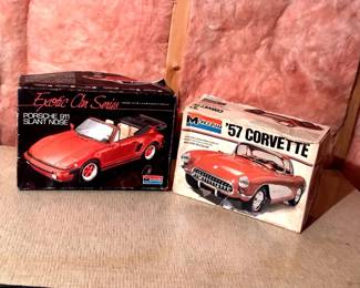 (2) Monogram Model Sports Cars