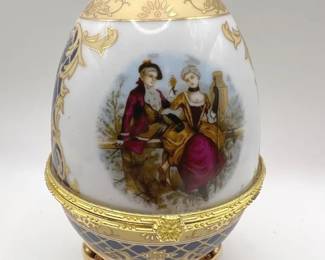 Vecceli Italian Egg Jewelry Box