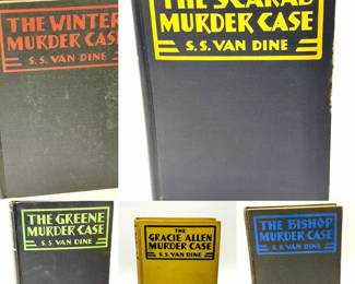 (5) S.S. Van Dine Novels