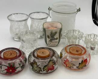 Candle Holder Lot