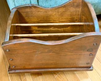 Wooden Magazine Holder