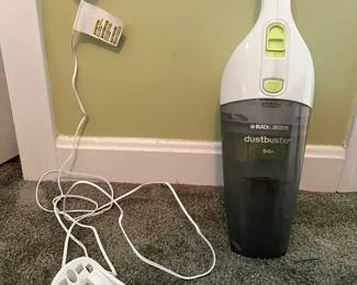 Black & Decker 9.6v DustBuster with Charger — Tested & Works