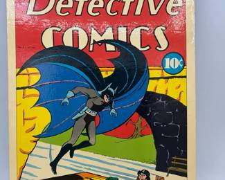 Sign Detective Comics #33 from November 1939, featuring Batman
