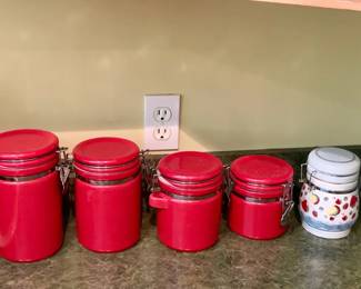 Charming Kitchen Canister Lot