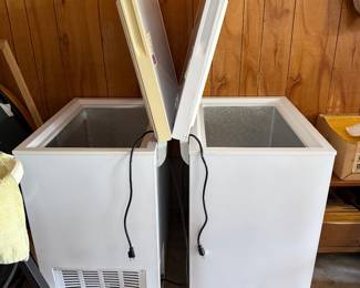 2 - 5.0 cubic ft freezers