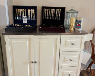 Kitchen Rolling Cart 