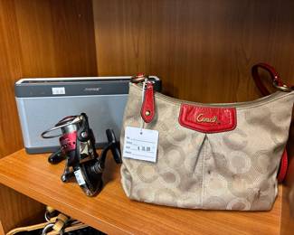 Coach Purse, Bose Speaker