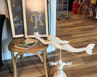 Wicker Side Table 