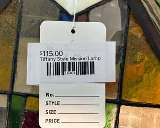 Tiffany Style Mission Lamp 