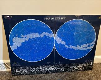 Map Of The Sky Print 
