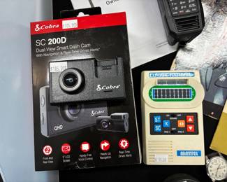 SC 200D Dual-View Smart Dash Cam, Classic Football Mattel Handheld Game 