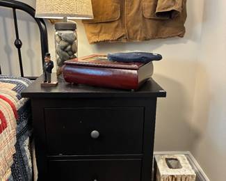 Nightstand, Table Lamps 