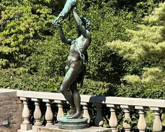 Charles-Alphonse-Achille Guméry, France (1827 – 1871) 'Faun Playing with Kid'