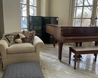 Baby Grande Piano in Great Room