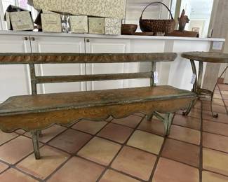 Another view of the bench